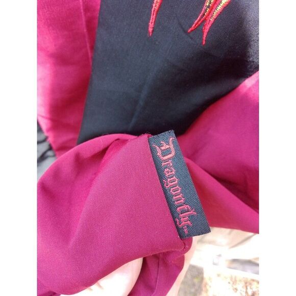 Red Dragonfly Road House Button Down Shirt Men's XXXL 3X - Picture 5 of 7